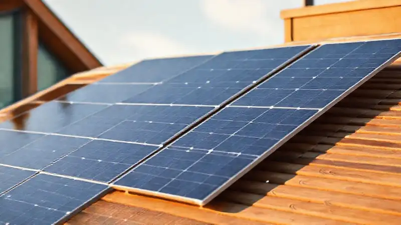 Paneles solares integrados ofrecen un diseño cálido