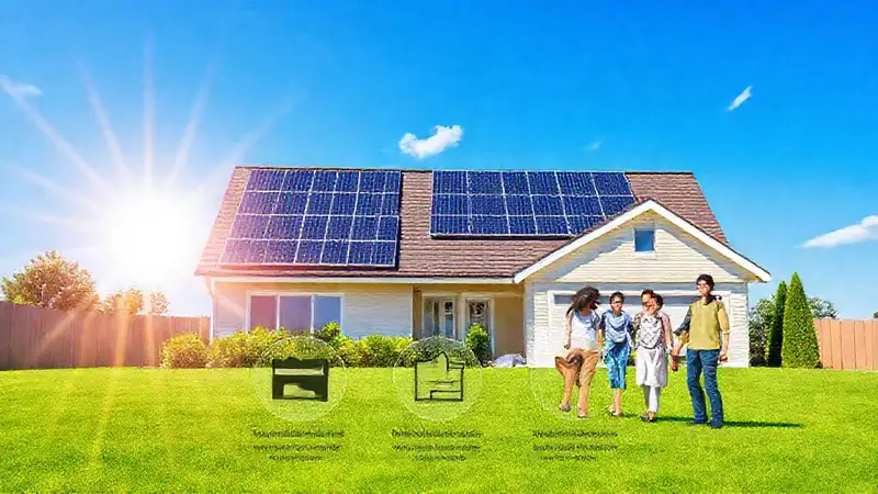 Paneles solares ofrecen energía limpia y feliz