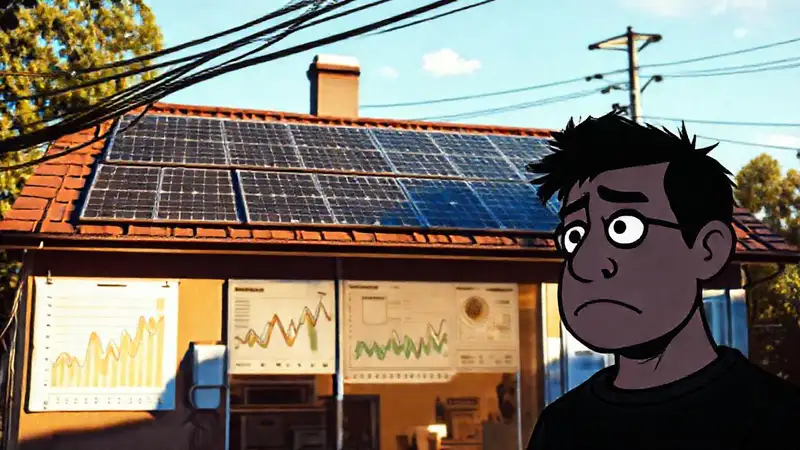 Paneles solares limitan la energía doméstica