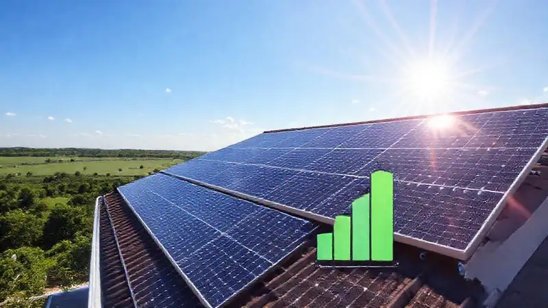 Paneles solares ofrecen energía limpia y moderna