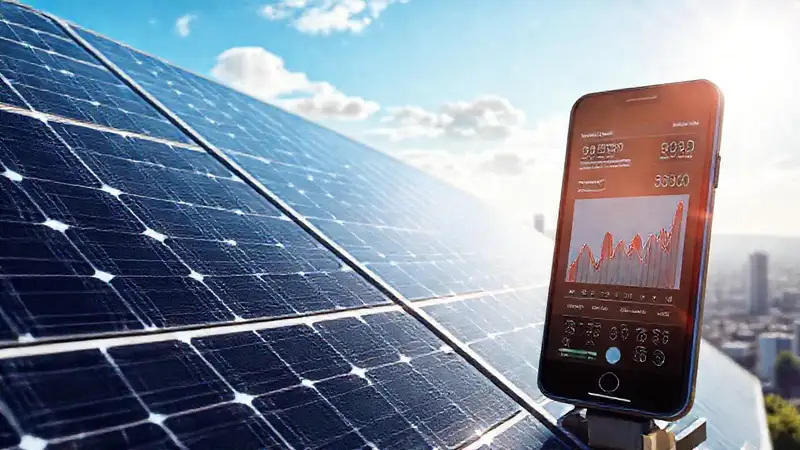 Energía solar moderna ilumina el futuro