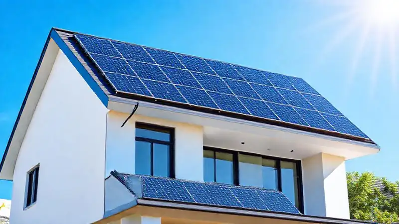 Casa moderna, eficiente y solar