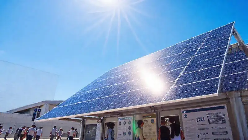 Paneles solares modernos facilitan el acceso