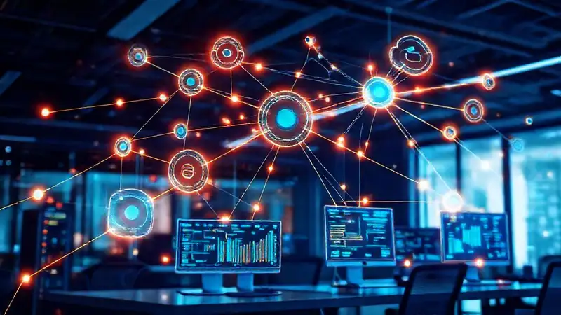 Diagramas digitales conectan tecnologías modernas
