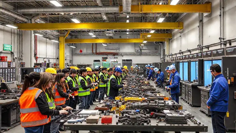 Centro de formación industrial ofrece aprendizaje práctico