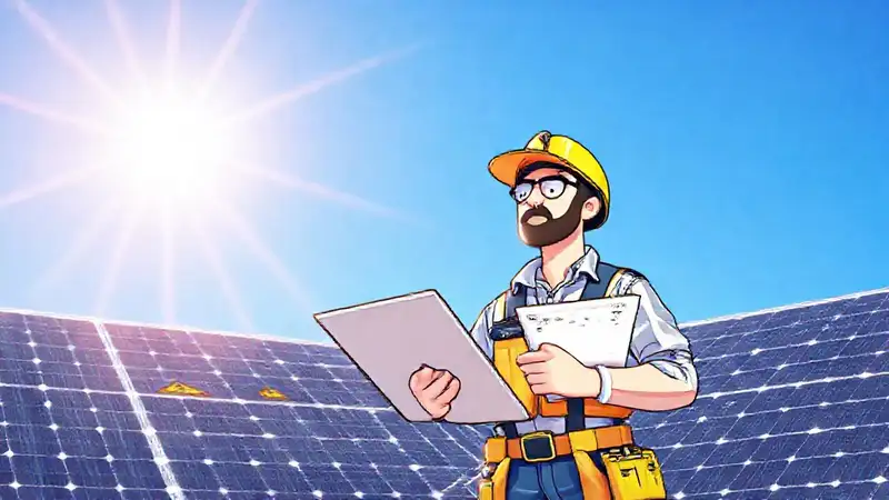 Electricistas instalan paneles solares de forma segura