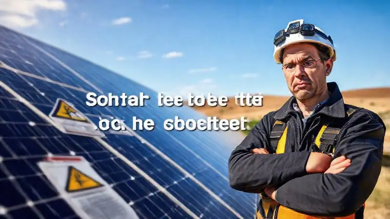 Técnico frustrado revisa documentación solar segura
