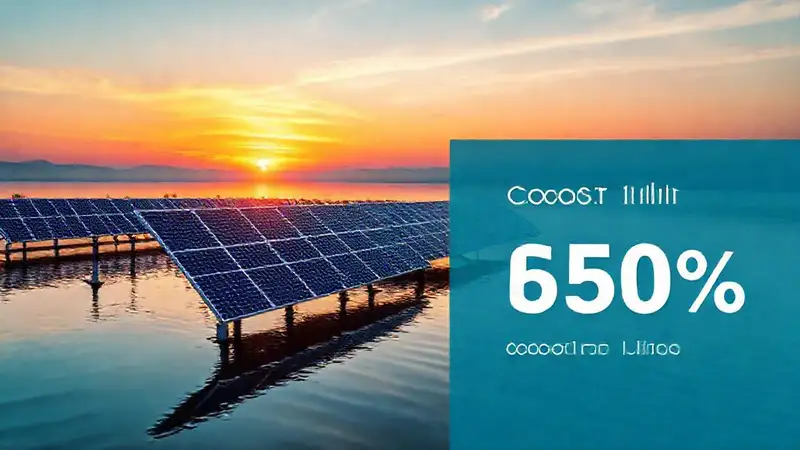 Paneles solares flotantes ofrecen energía sostenible