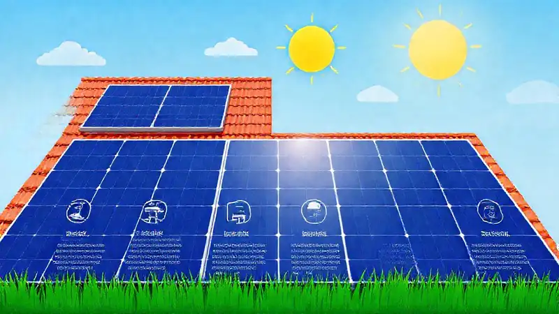 Paneles solares en techos iluminan casas
