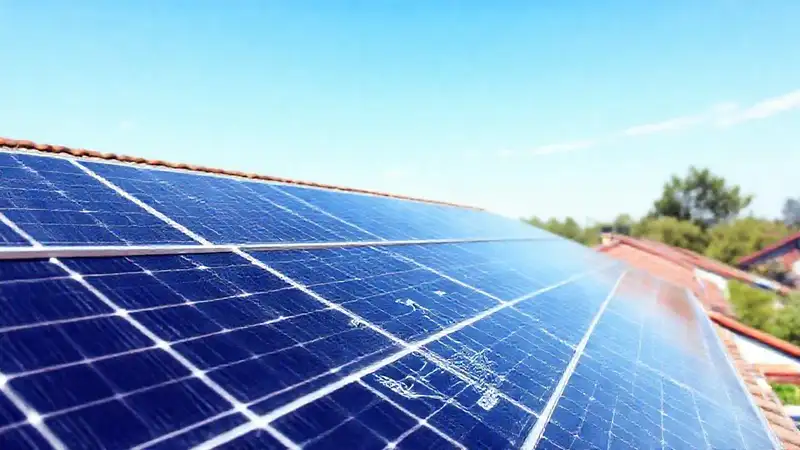 Paneles solares miden la distancia en techos