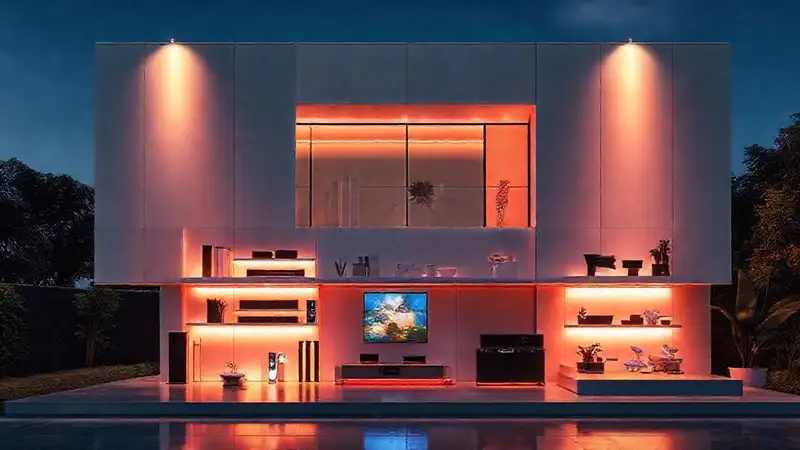 Casa moderna, tecnológica y luminosa