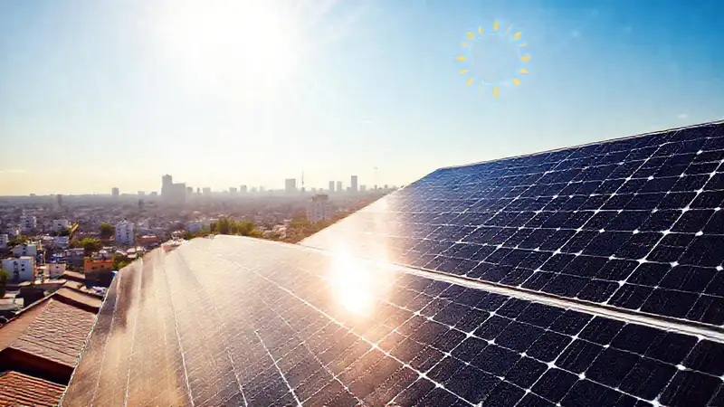 Paneles solares ofrecen energía limpia y brillante