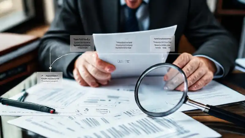 Revisión profesional de documentos financieros