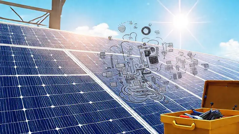 Paneles solares: técnica educativa y brillante