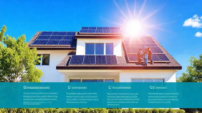 Casa moderna: energía solar
