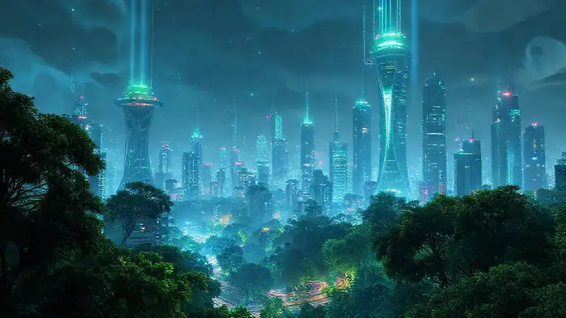 Ciudad futurista