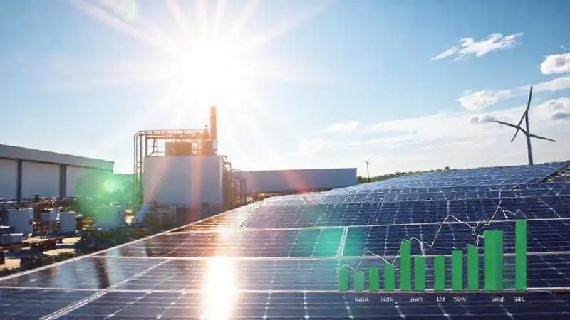 Fábrica moderna usa energía solar limpia
