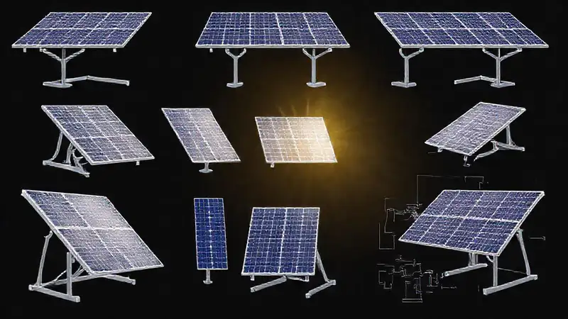 Paneles solares modernos y adaptables brillan