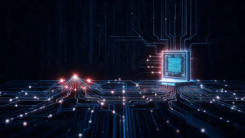 Conexiones digitales y seguridad abstractas