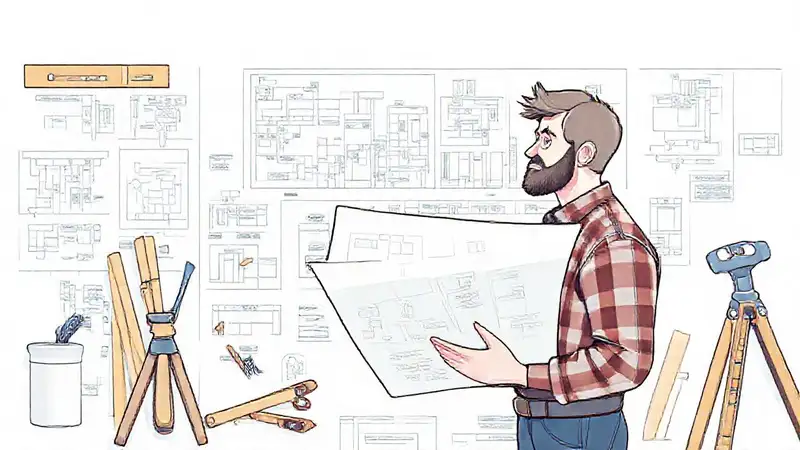 Un arquitecto ilustra una remodelación compleja