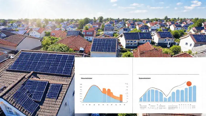 Paneles solares en techos residenciales informan