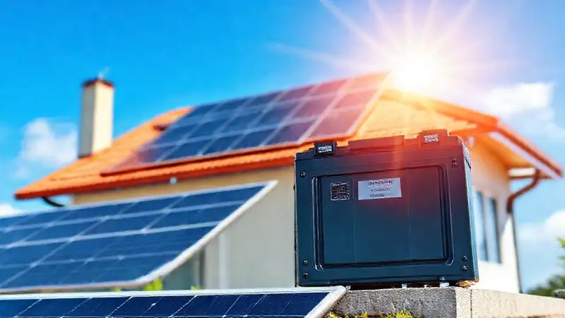 Una casa moderna utiliza energía limpia