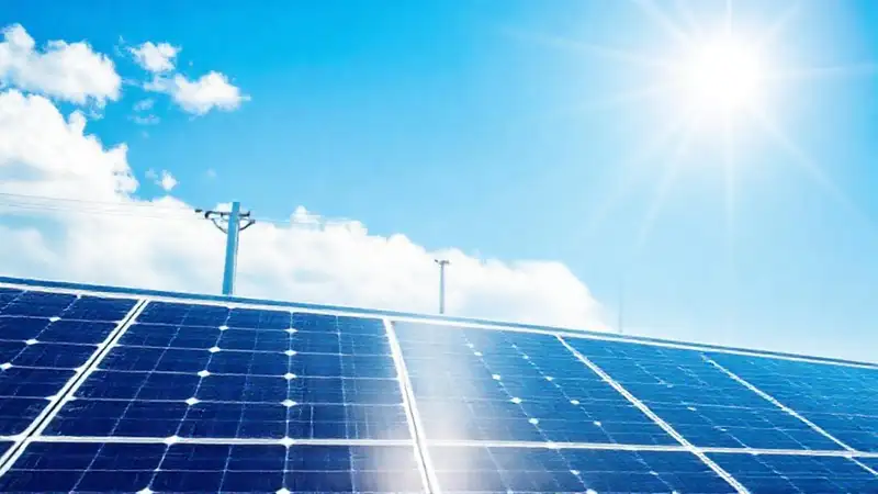 Energía solar: un diseño moderno limpio