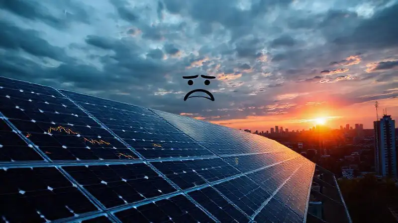 El sol refleja incertidumbre financiera y riesgos