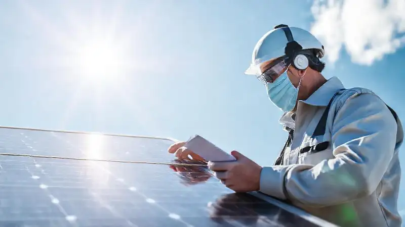 Panel solar impecable