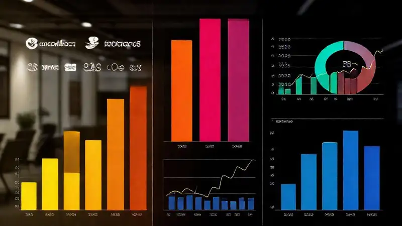 Diseño moderno presenta datos visualmente atractivos