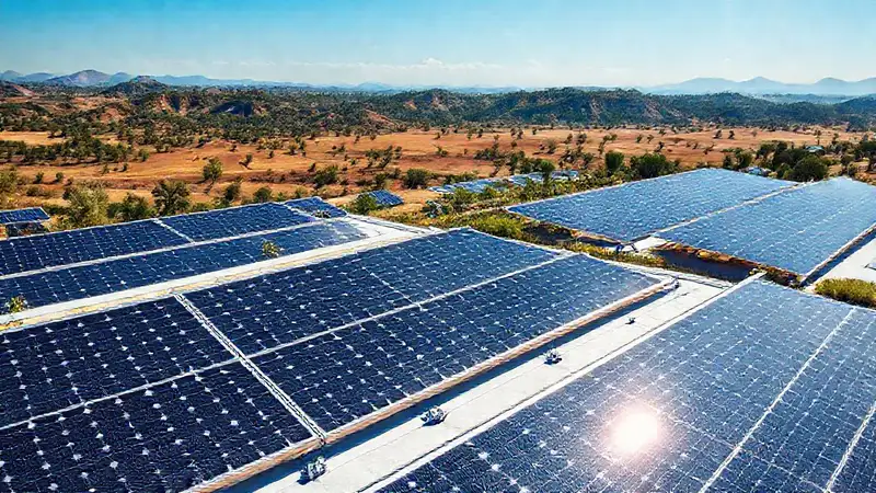Paneles solares futuristas generan energía limpia
