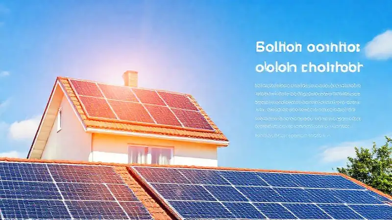 Paneles solares iluminan una casa moderna