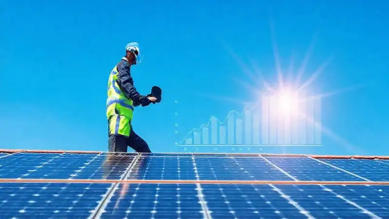 Paneles solares generan energía limpia y sostenible