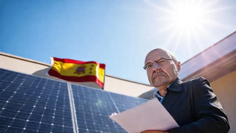 Paneles solares registran documentos bajo el sol