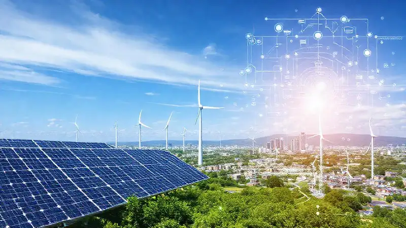 Energía limpia construye un futuro brillante