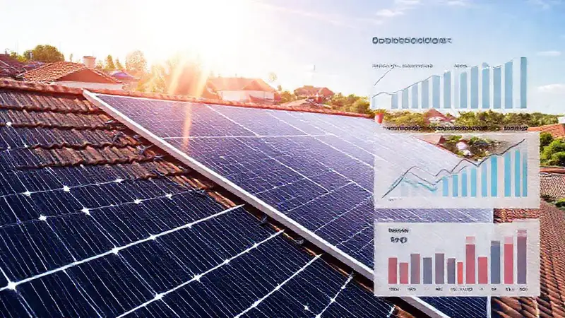 Paneles solares en tejados generan energía