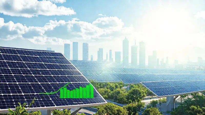 Paneles solares impulsan una ciudad sostenible