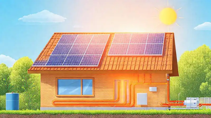 Paneles solares generan energía térmica limpia
