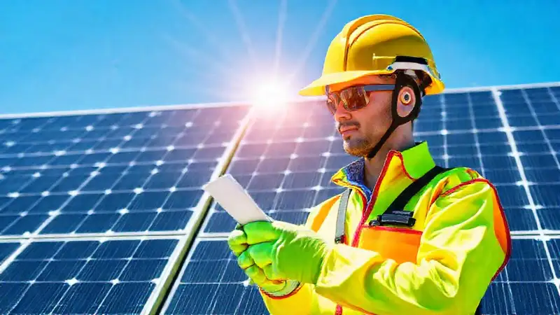 Limpieza solar profesional requiere seguridad y control