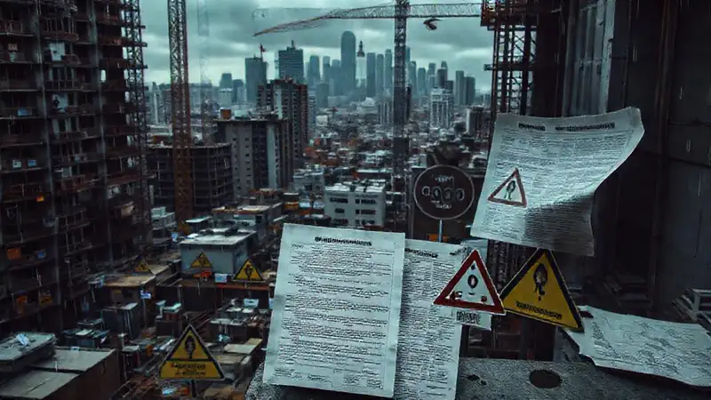 La ciudad crece desordenadamente, amenazante y sombría