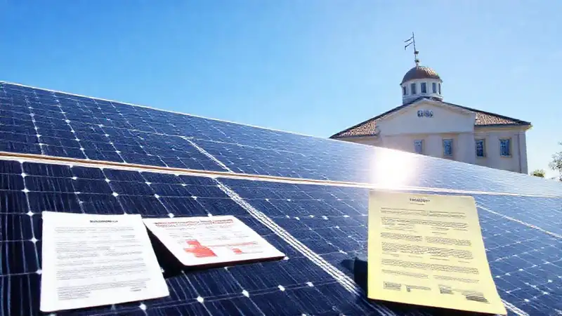 Paneles solares informan legalmente en calma
