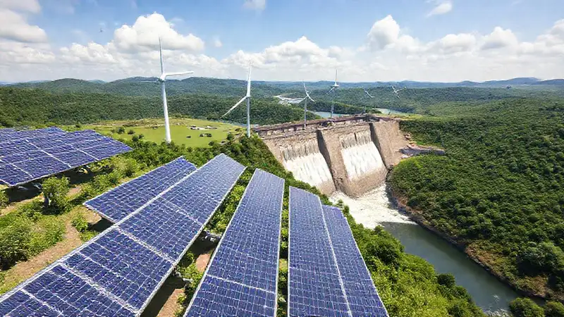 Energía limpia y futurista ilumina el mundo