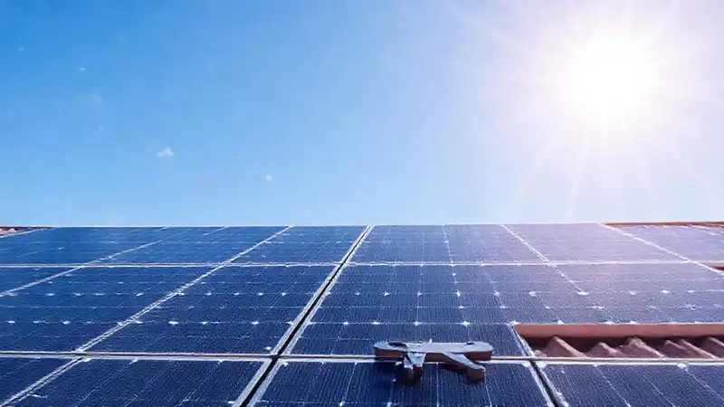 Paneles solares en fotografía profesional