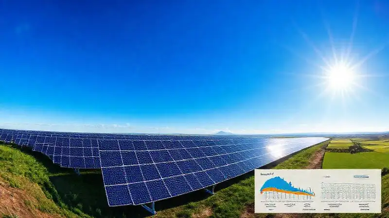 Paneles solares iluminan campos australes
