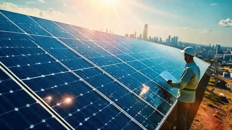 Paneles solares generan energía en el futuro
