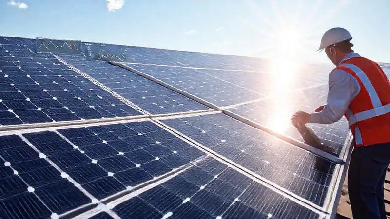 Paneles solares generan energía limpia visualmente