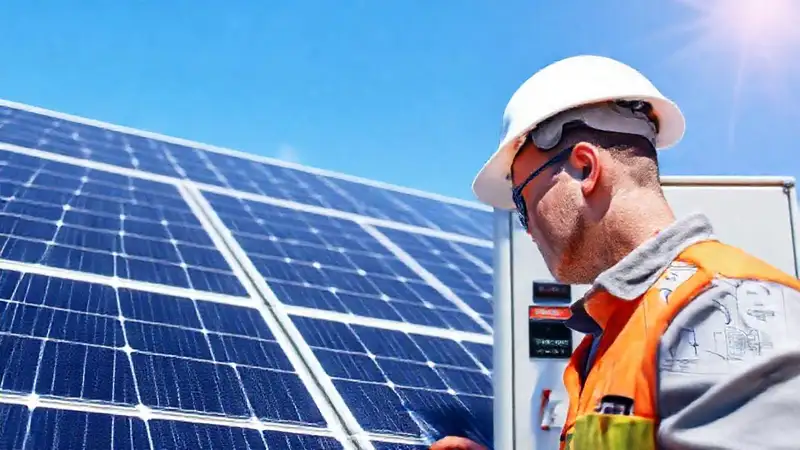Inspección técnica de energía solar limpia