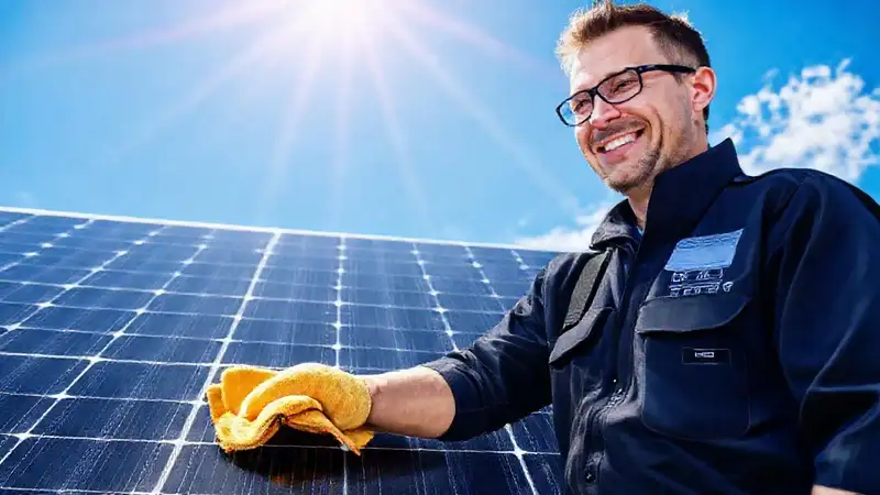 Paneles solares limpian un futuro brillante