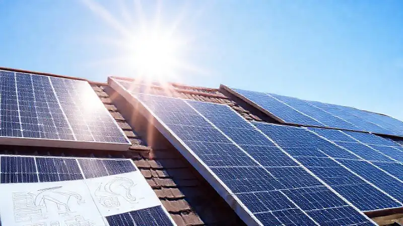 Paneles solares generan energía limpia y feliz