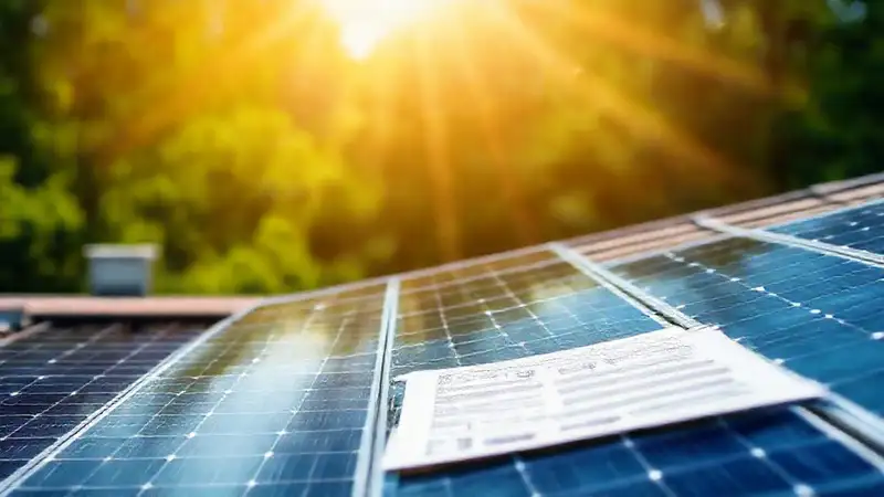 Paneles solares generan energía de forma moderna